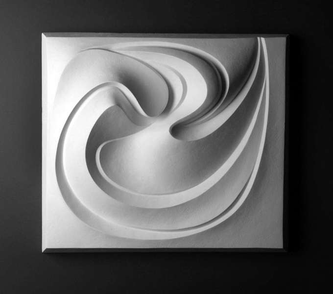 "Swallow" 2009; 23x20x4" (original in cellulose filler)