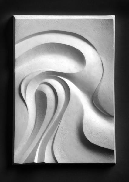 "Wave" 1998; 9x13x2" (original in cellulose filler)