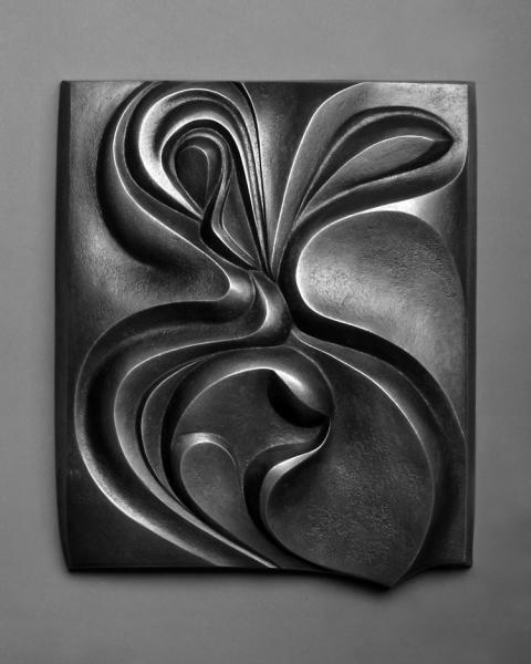 "Butterfly" 1998; 10x12x2" (cast aluminum)